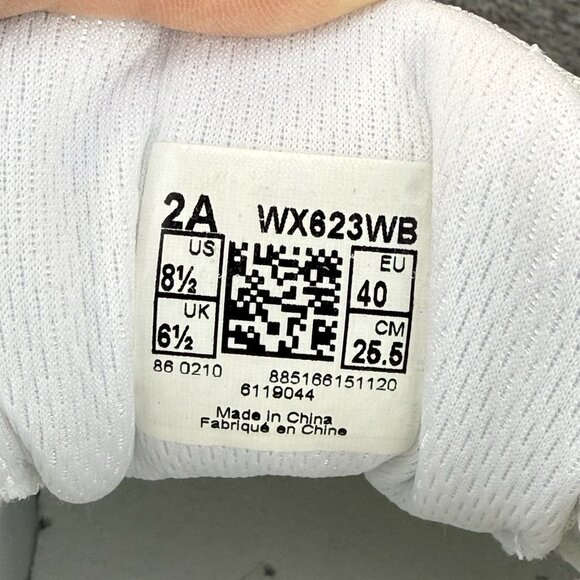 ✅New Balance 623 Training Walking Shoes Women’s 8.5 Narrow 2A White Leather Shoe - Picture 2 of 12